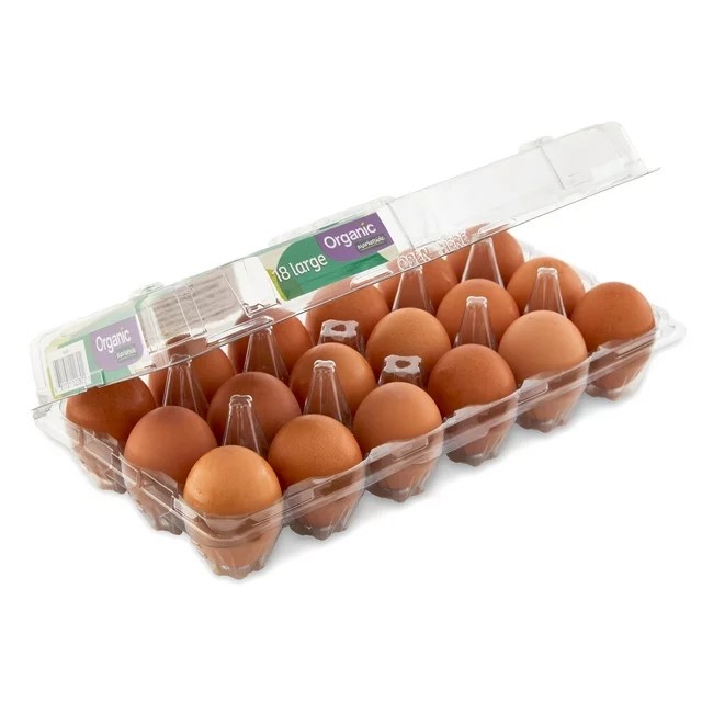 Marketside Organic CageFree Brown Large Eggs, 18 Count Jarasim